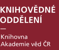 Knihovna AV ČR – Knihovědné oddělení
